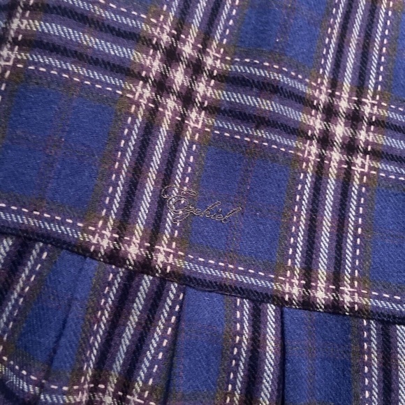 Ezekiel Blue Women’s Plaid Coat With Faux Fur Coat Size S - Picture 9 of 9